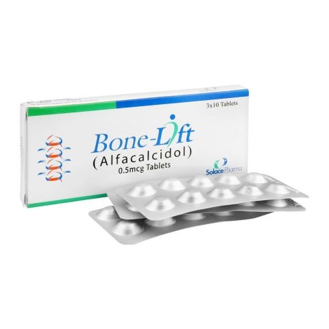 Bone-Lift Tablets 0.5Mcg (1 Strip = 10 Tablets)