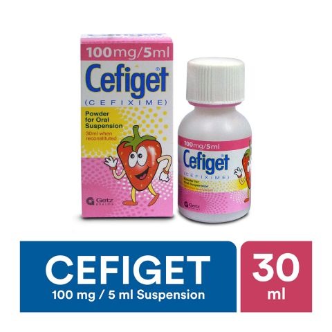 Cefiget 30Ml Suspension 100Mg/5Ml