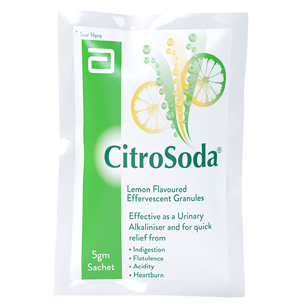 Citro Soda Powder Sachet Lemon 5G (1 Box = 20 Sachets)