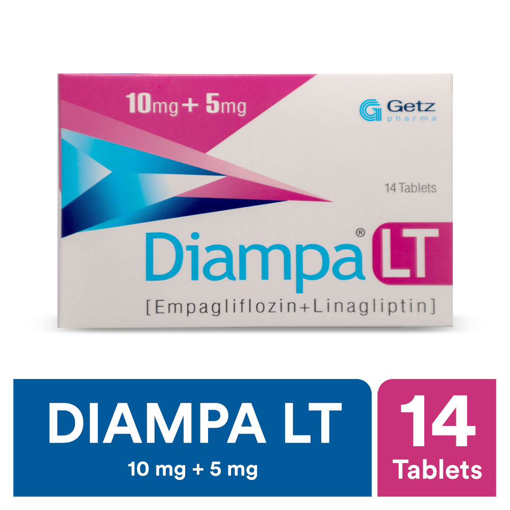 Diampa Lt Tablets 10Mg+5Mg (1 Box = 2 Strips) (1 Strip = 7 Tablets)
