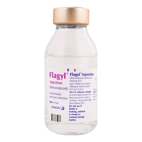 Flagyl Injection 500Mg 100Ml (1 Box = 1 Injection)
