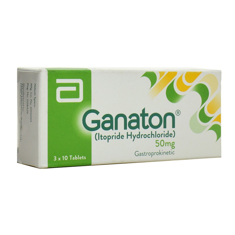 Ganaton Tablets 50Mg (1 Box = 3 Strips) (1 Strip = 10 Tablets)
