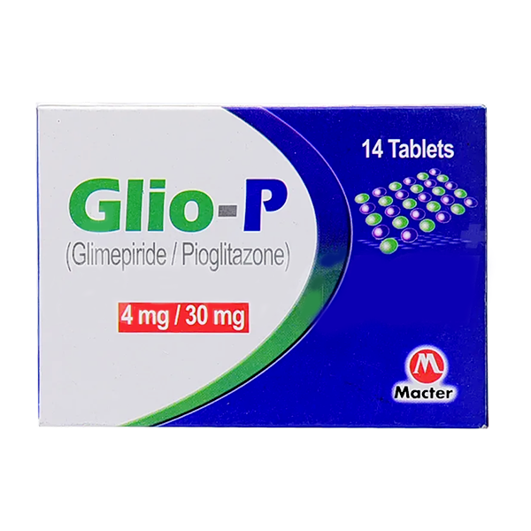 Glio-P Tablets 30Mg/4Mg (1 Strip = 7 Tablets)