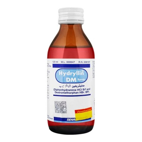 Hydryllin Dm Syrup 120Ml