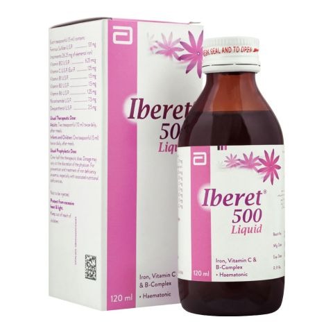 Iberet 500 Syrup 120Ml