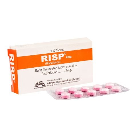 Risp Tablets 4Mg (1 Box = 1 Strip)(1 Strip = 10 Tablets)