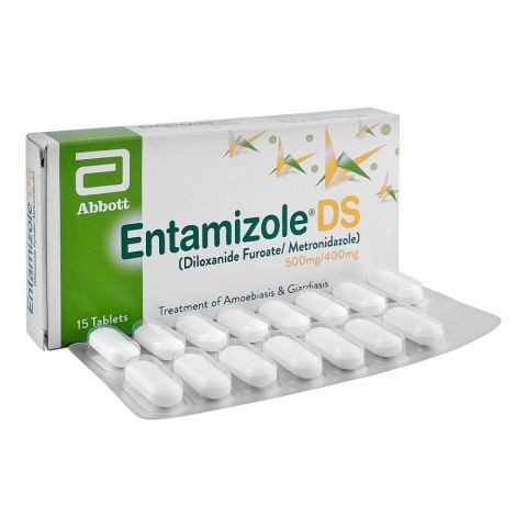 Entamizole Ds Tablets 500Mg/400Mg (1 Box = 15 Tablets)