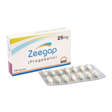 Zeegap Capsules 25Mg (1 Box = 2 Strips) (1 Strip = 14 Tablets)