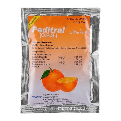 Peditral Powder Orange Sachet (1 Box = 25 Sachets)
