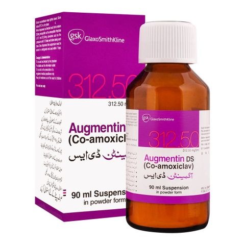 Augmentin Ds 90Ml Suspension 312.50Mg/5Ml