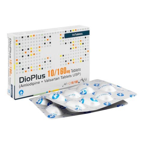 Dioplus Tablets 10/160Mg (1 Box = 2 Strips) (1 Strip = 7 Tablets)