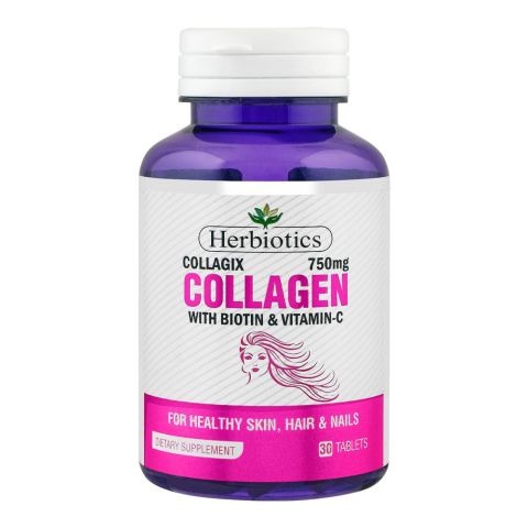 Herbiotics Collagix Tablets 750Mg (1 Bottle = 30 Tablets)