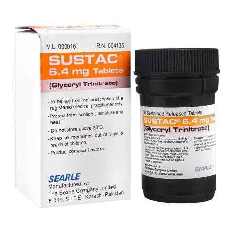 Sustac Tablets 6.4Mg (1 Bottle = 30 Tablets)