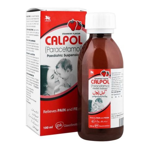 Calpol Peadiatric Suspension 100Ml