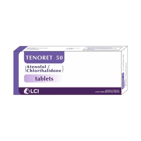 Tenoret Tablets 50Mg (1 Box = 1 Strip)(1 Strip = 14 Tablets)