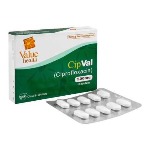 Cipval Tablets 500Mg (1 Box = 1 Strip)(1 Strip = 10 Tablets)