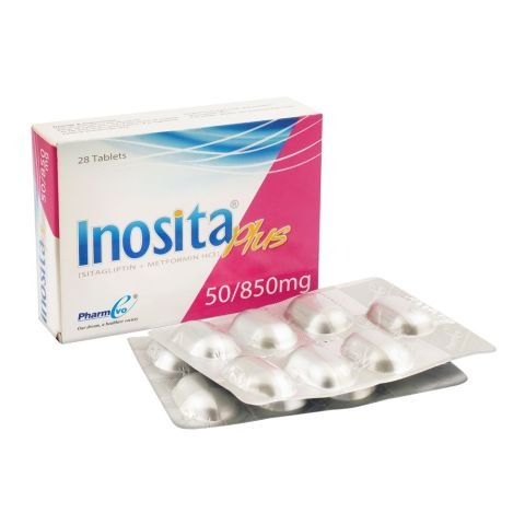 Inosita Plus Tablets 50/850Mg (1 Box = 4 Strips) (1 Strip = 7 Tablets)