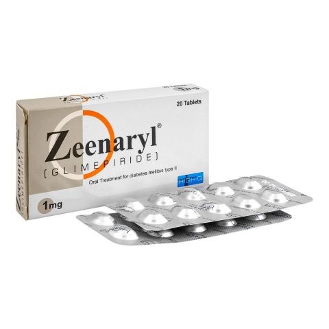 Zeenaryl Tablets 1Mg (1 Strip = 10 Tablets)