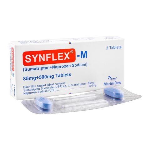 Synflex-M Tablets 85Mg+550Mg (1 Box = 1 Strip)(1 Strip = 2 Tablets)