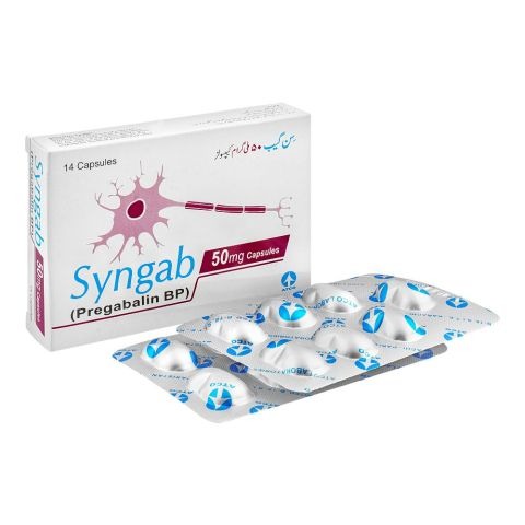 Syngab Capsules 50Mg (1 Strip = 7 Capsules)
