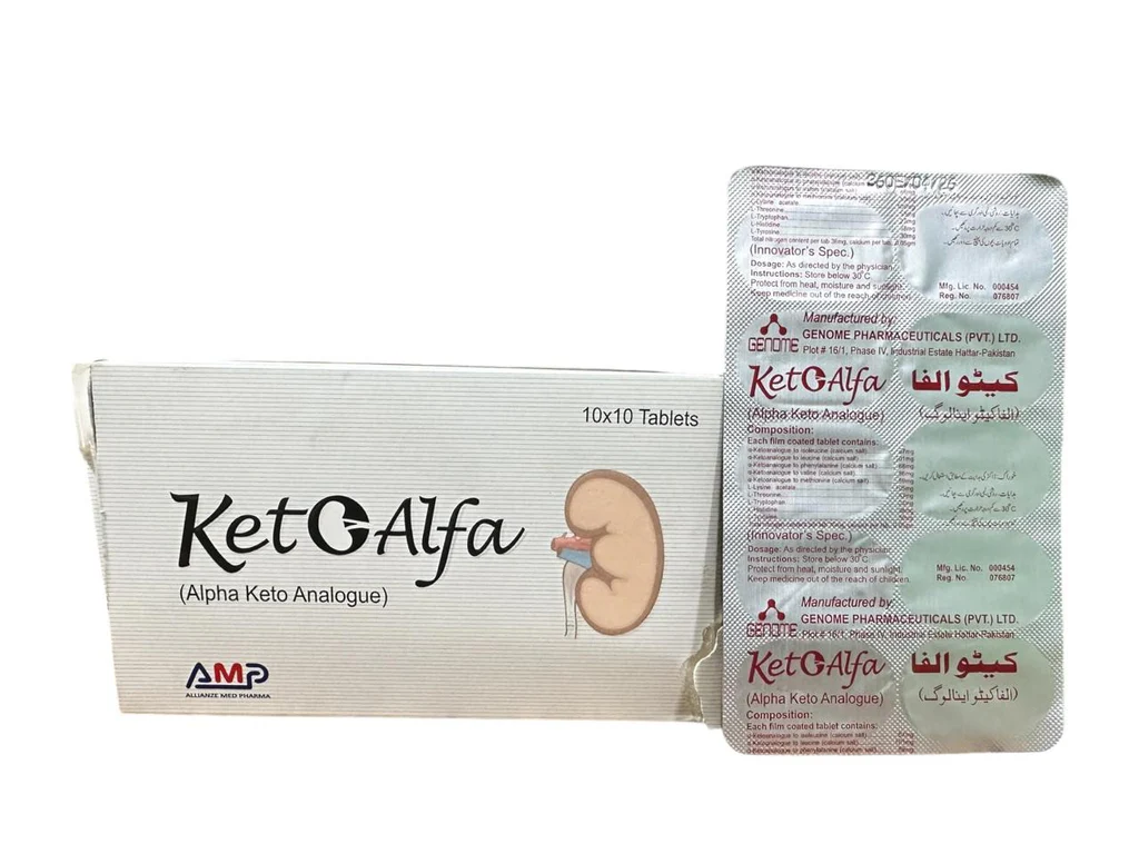 Ketoalfa Tablets (1 Strip = 10 Tablets)
