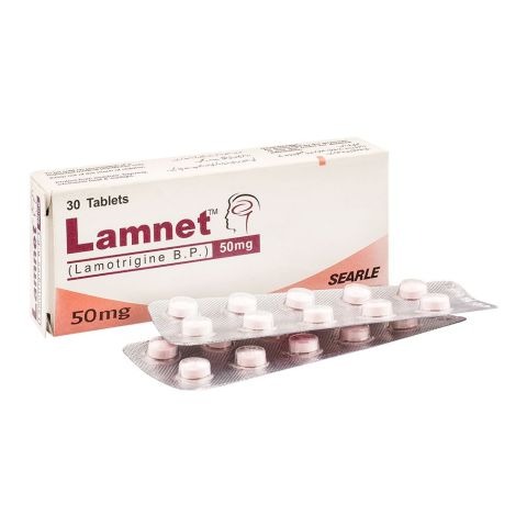 Lamnet Tablets 50Mg (1 Box = 3 Strips) (1 Strip = 10 Tablets)