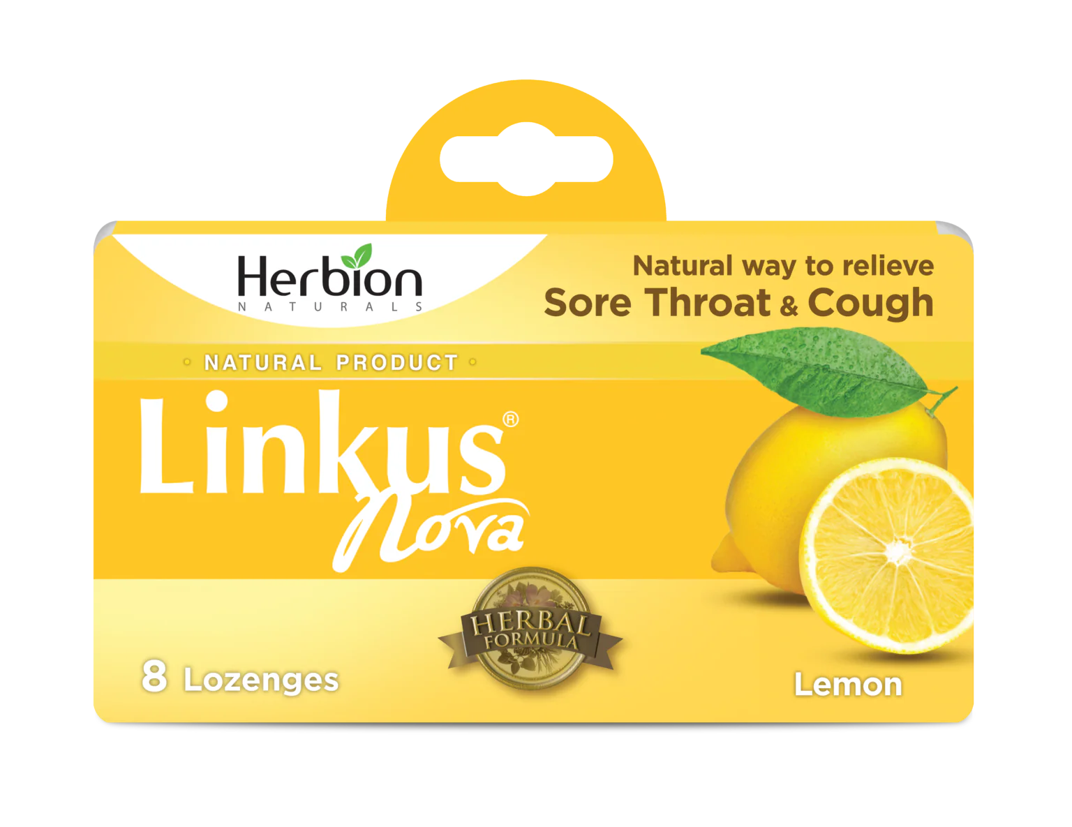 Linkus Nova Lozenges Lemon (1 Strip = 8 Lozenges)