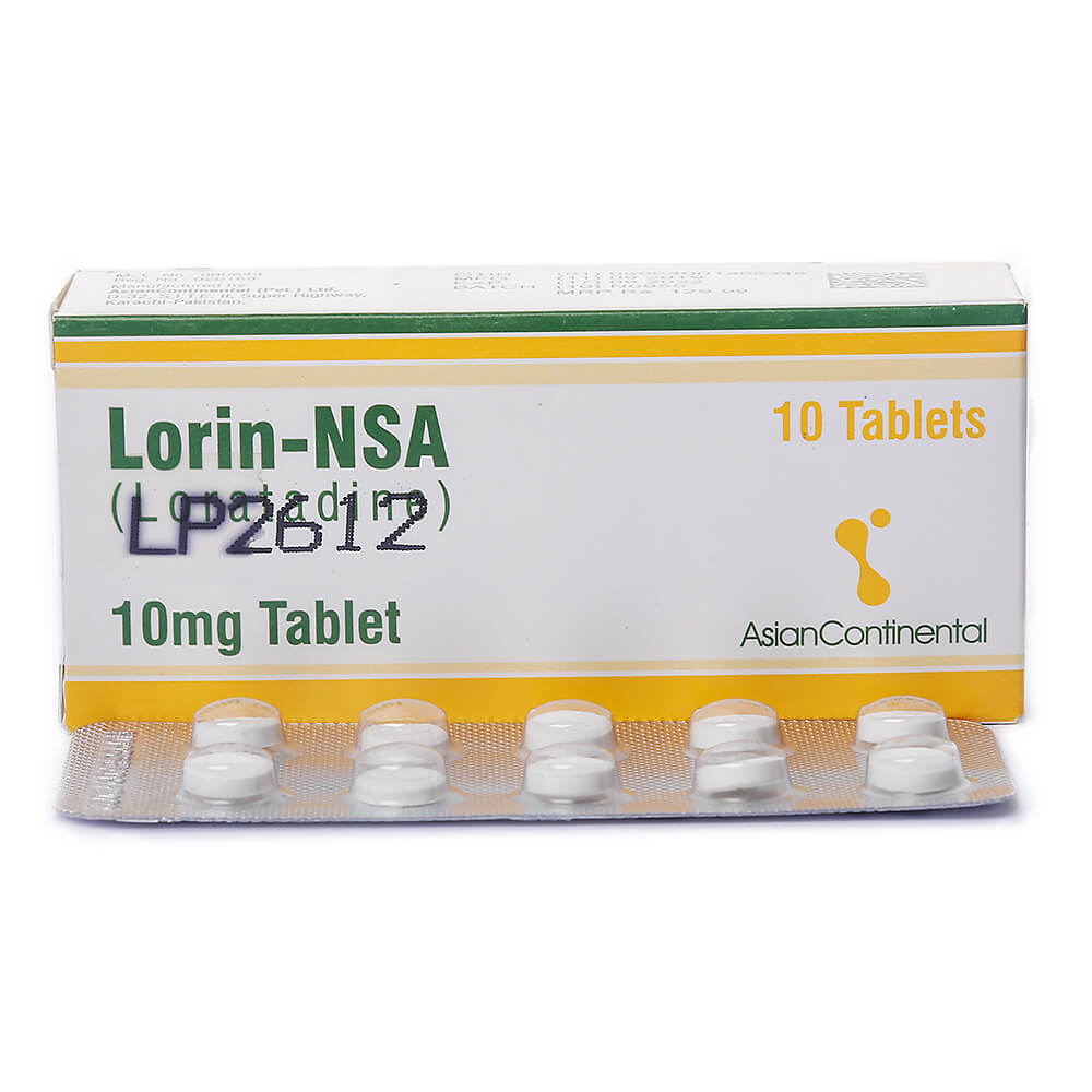 Lorin-Nsa Tablets 10Mg (1 Strip = 10 Tablets)