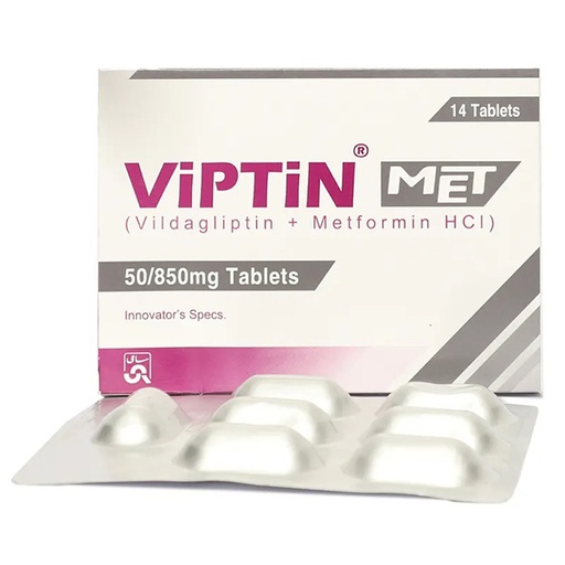 Viptin Met (50/850mg) 14 Tablets