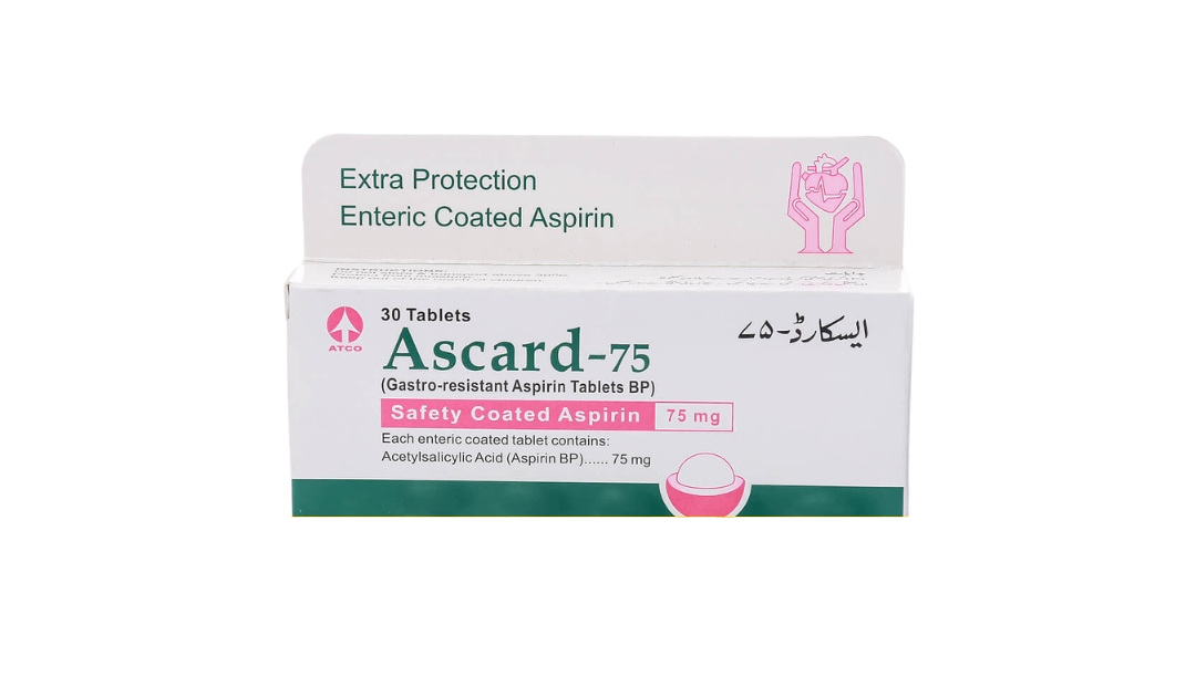 Ascard Tablets 75Mg (1 Strip = 10 Tablets)