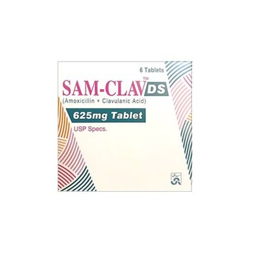 Sam Clav Ds 625mg Tab 6s