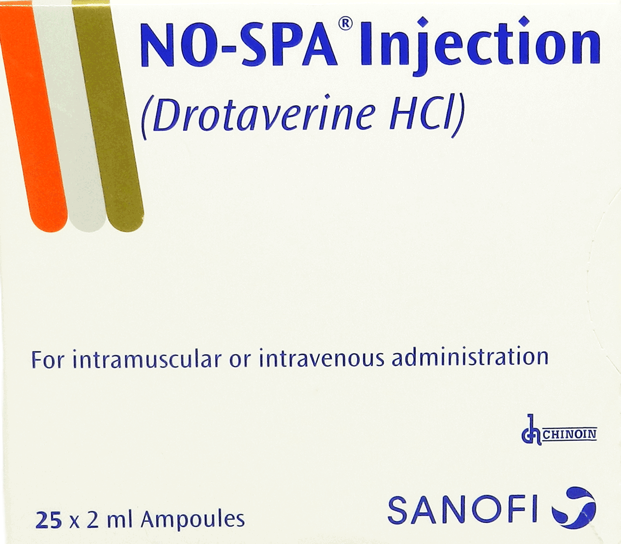 No-Spa Im/Iv Injection 40Mg (1 Box = 25 Ampoules)