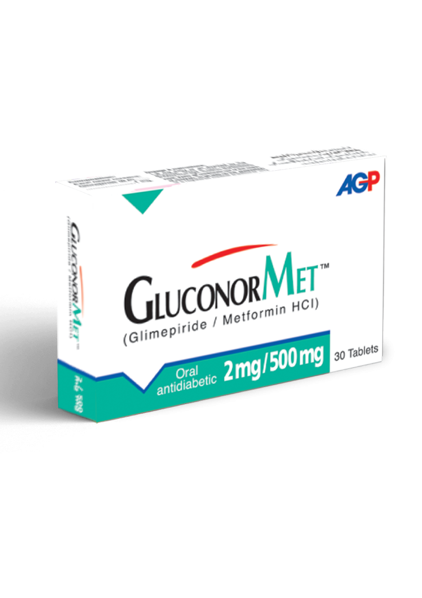 Gluconormet (2/500mg) 30 Tablets