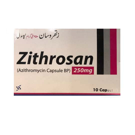 Zithrosan 250mg Cap