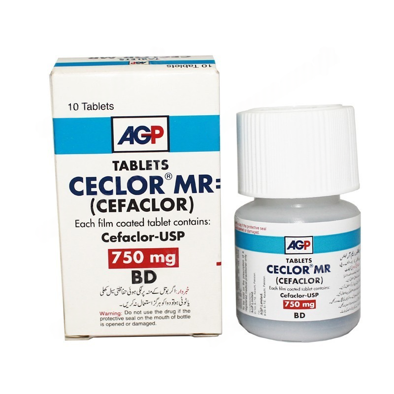 Ceclor Mr (750mg) 10 Tablets