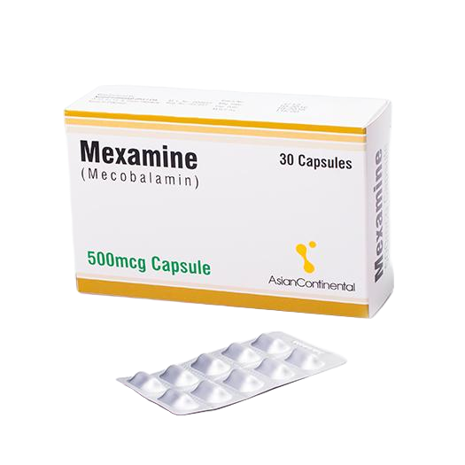 Mexamine (500mcg) 30 Capsules