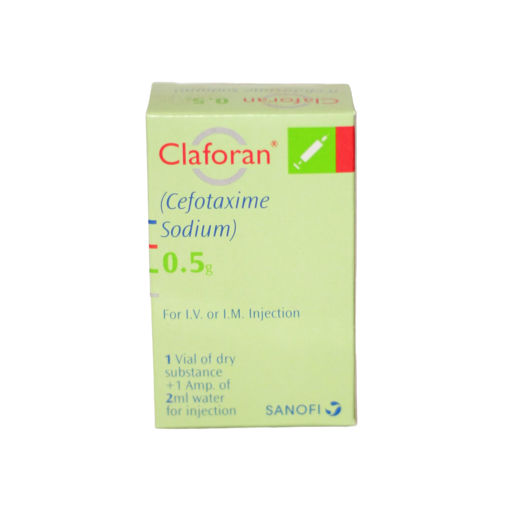 Claforan (0.5g) 2Ml, 1 Vial Injection