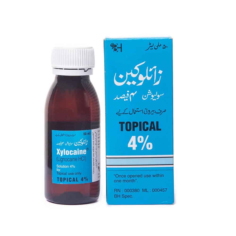 Xylocaine Solution 4% 50Ml