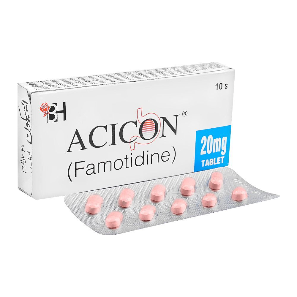 Acicon Tablets 20Mg (1 Box = 1 Strip)(1 Strip = 10 Tablets)