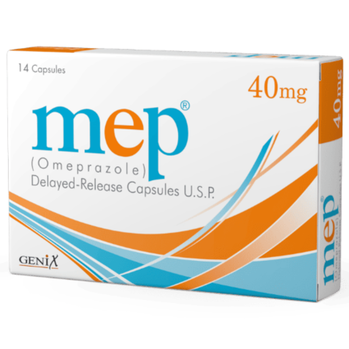 Mep 40mg Cap 14s