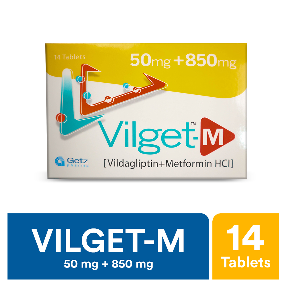 Vilget-M Tablets 50+850Mg (1 Strip = 7 Tablets)