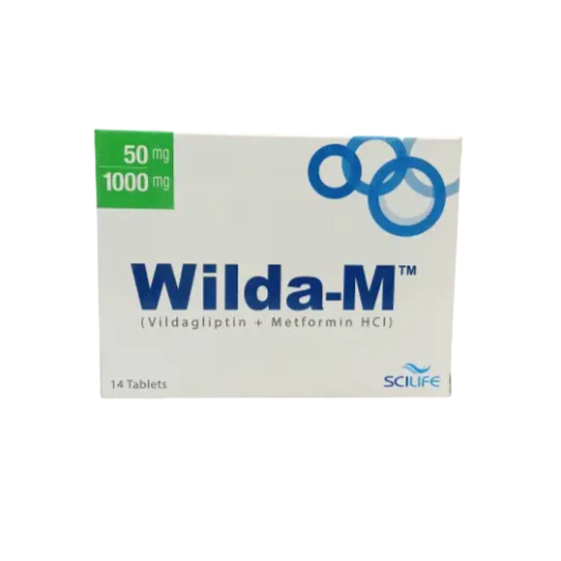 Wilda M 50/1000mg Tab 14s