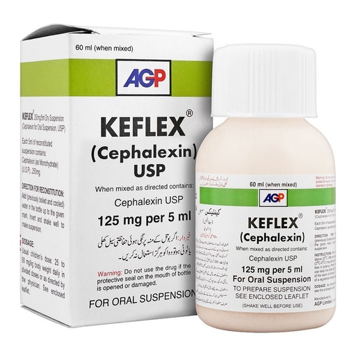 Keflex 125mg Syp
