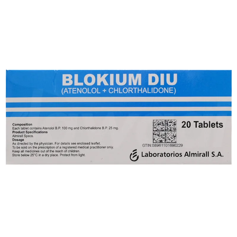 Blokium Diu (100/25mg) 20 Tablets