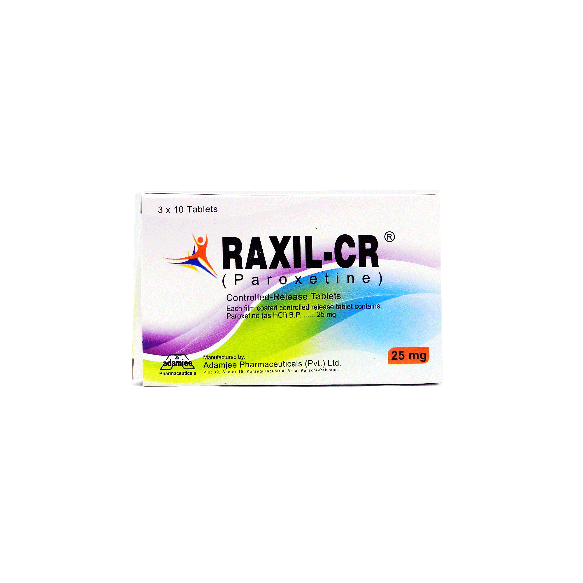 Raxil Cr (25mg) 30 Tablets