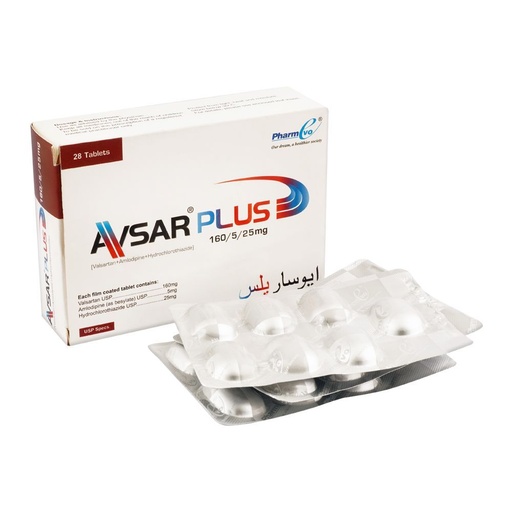 Avsar Plus (5/160/25mg) Tab