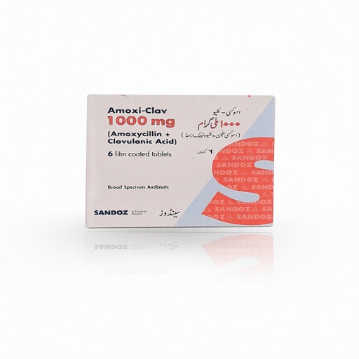 Amoxi Clav (1g) 6 Tablets