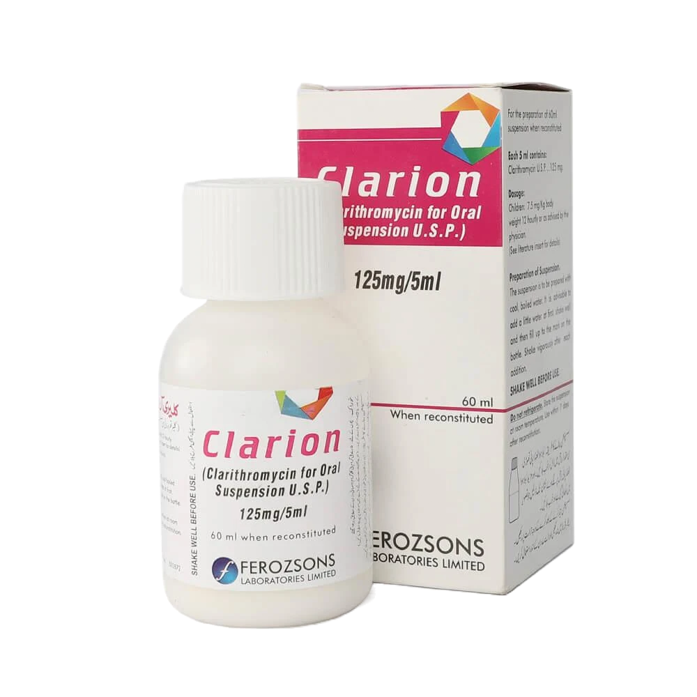Clarion (125mg/5Ml) 60Ml Suspension