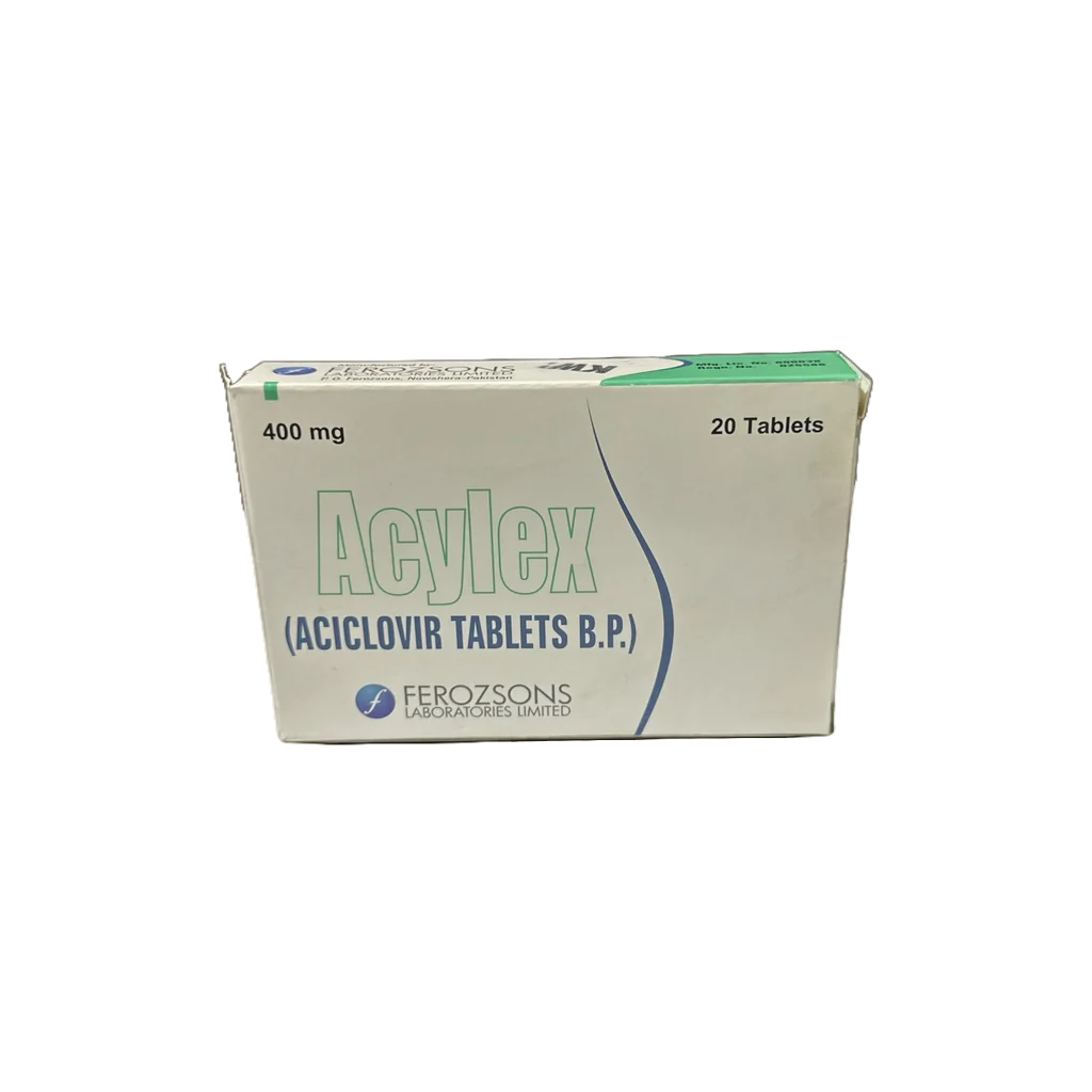 Acylex Tablets 400Mg (1 Strip = 10 Tablets)