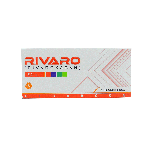 Rivaro (2.5mg) 14s Tablets